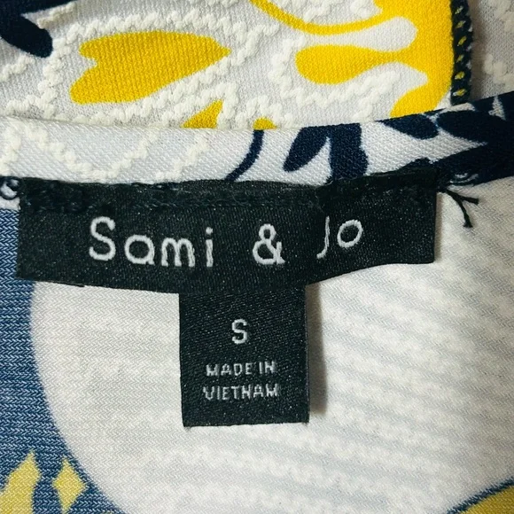 Sami & Jo Yellow and Black Floral Maxi Dress (S) - Picture 4 of 5